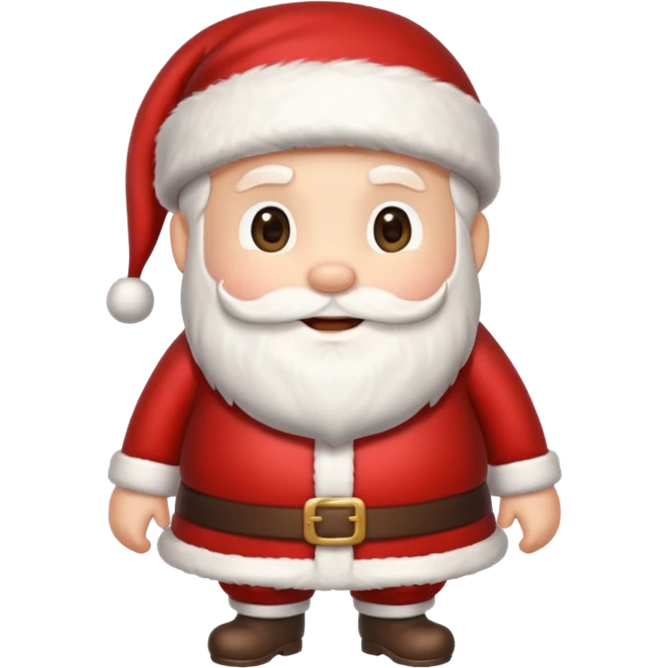 papai noel fofinho de corpo inteiro emoji