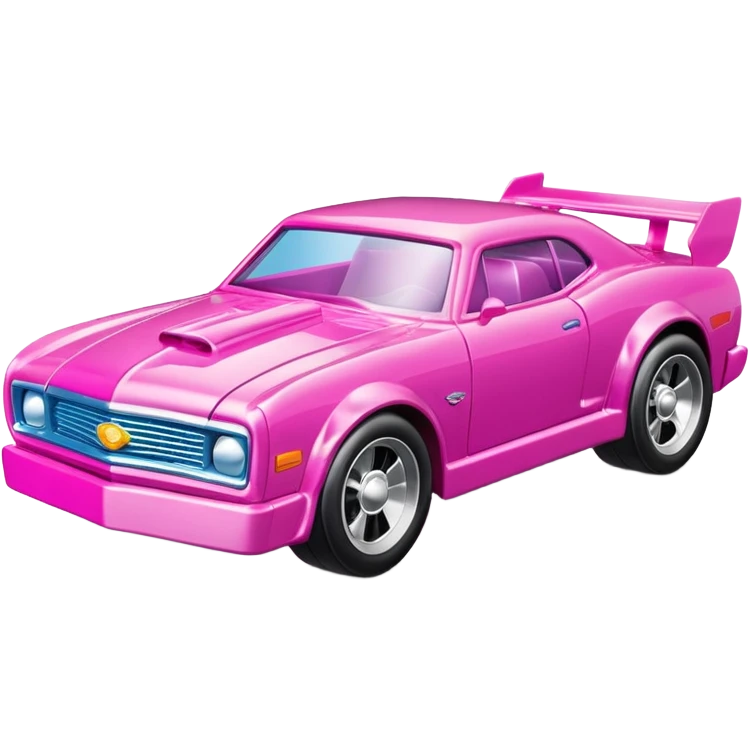 Машинка HotWheels розового цвета в классической упаковке HotWheels. emoji