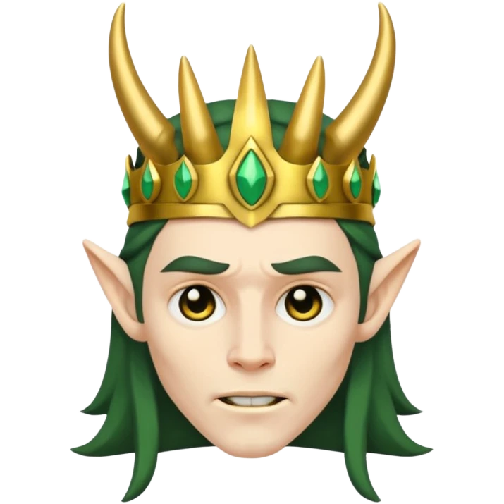 Loki with his horn crown emoji