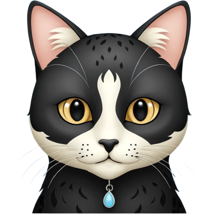 это должен быть юноша, одет в черную худи с балаклавой, которая закрывает только нос, рот, глаза цвета хамелион, но более коричневые, выглядит как зомби и еще немного длинные волнистые кудрявые волосы темно коричневого цвета, также добавь темный оттенок на задней фон emoji