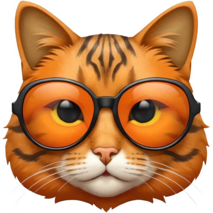 Cat wearing sunglasses emoji
