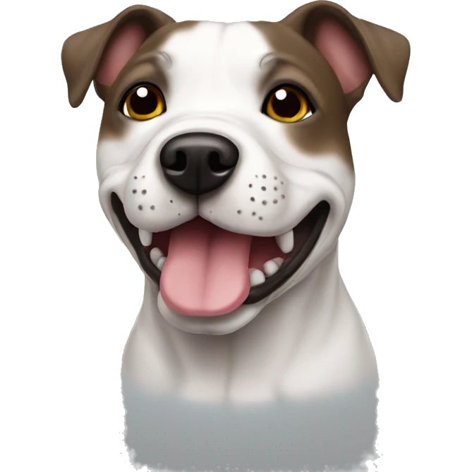 Small staffy dog emoji