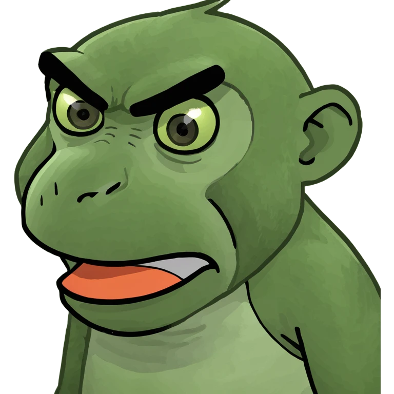 Angry Monkey emoji