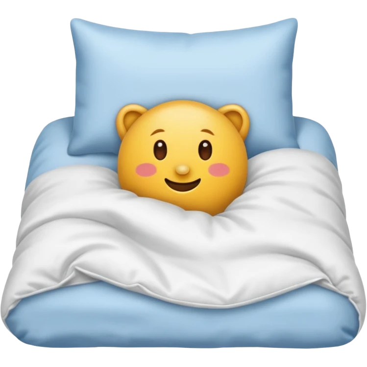Oreiller tout blanc  emoji