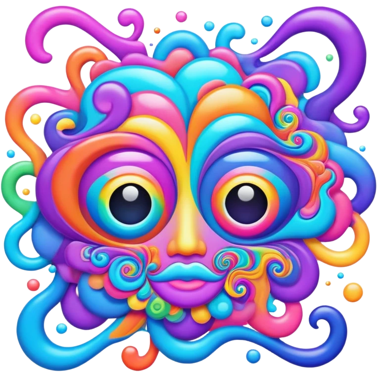 aesthetically trippy emoji