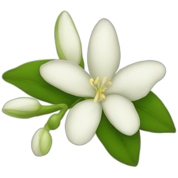 Night Jasmine flower emoji