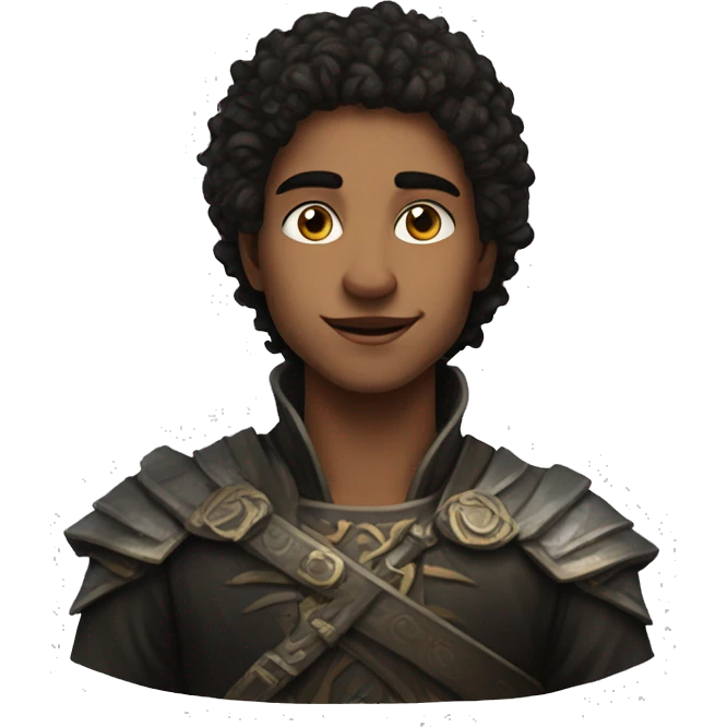 A character from the book glass throne by Selena Sardothin emoji
