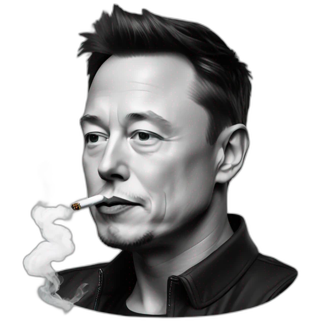 elon musk smoking emoji