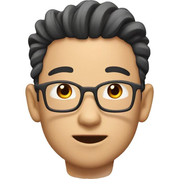 빨간색 안경 emoji