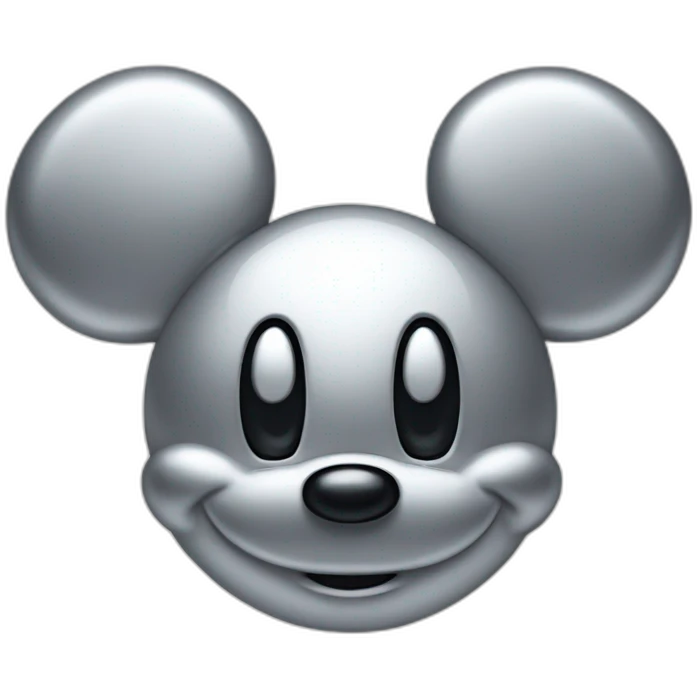 Platinum Mickey Mouse D100 emoji