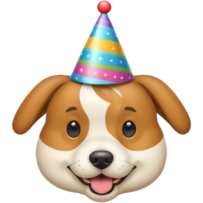 Dog celebrating  emoji