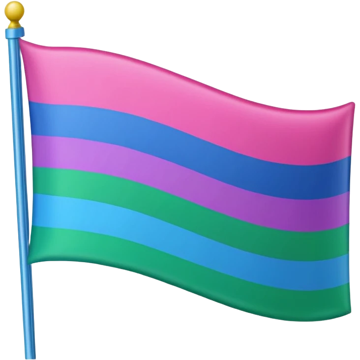 Polysexual flag emoji