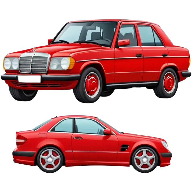 Red Mercedes emoji