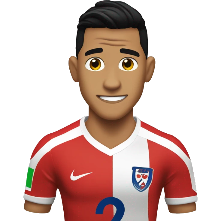 emojin del jugador Alexis Sanchez de la selección chilena emoji