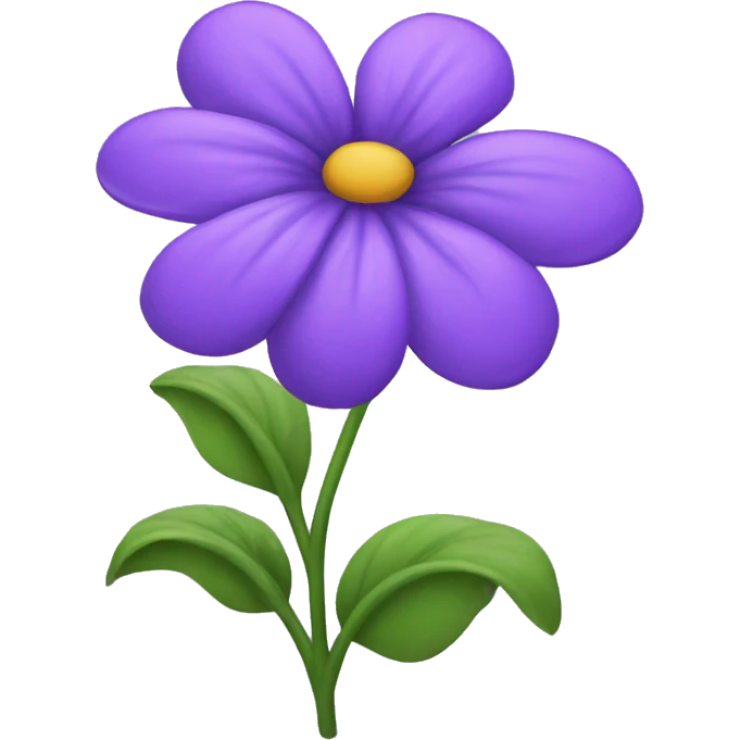 Purple flowers  emoji