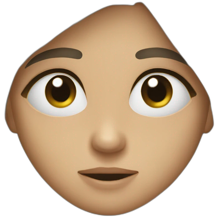Fille qui pleure emoji