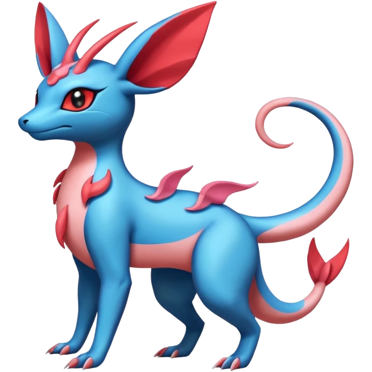 Salandit-Salamence-Sylveon-Umbreon-fusion-Pokémon-hybrid-creature  emoji
