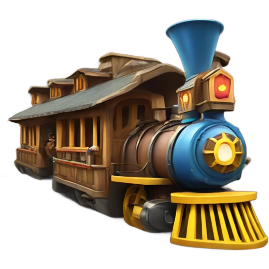Thunder Mountain Railroad ride at Disneyland  emoji