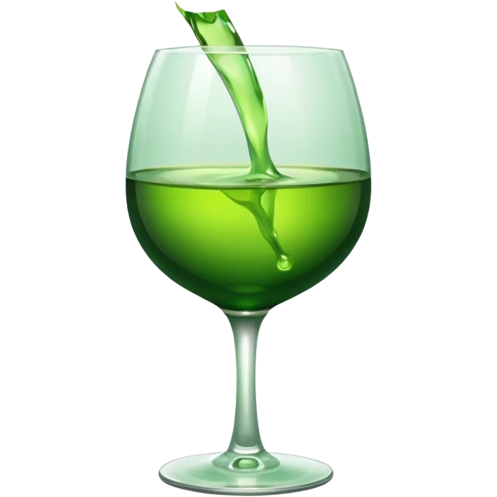 green wine emotivon emoji