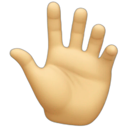heart waving hand emoji