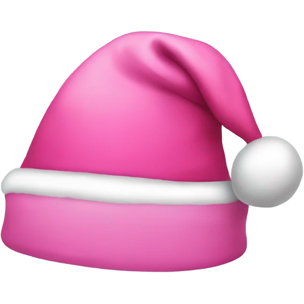 pink santa hat emoji