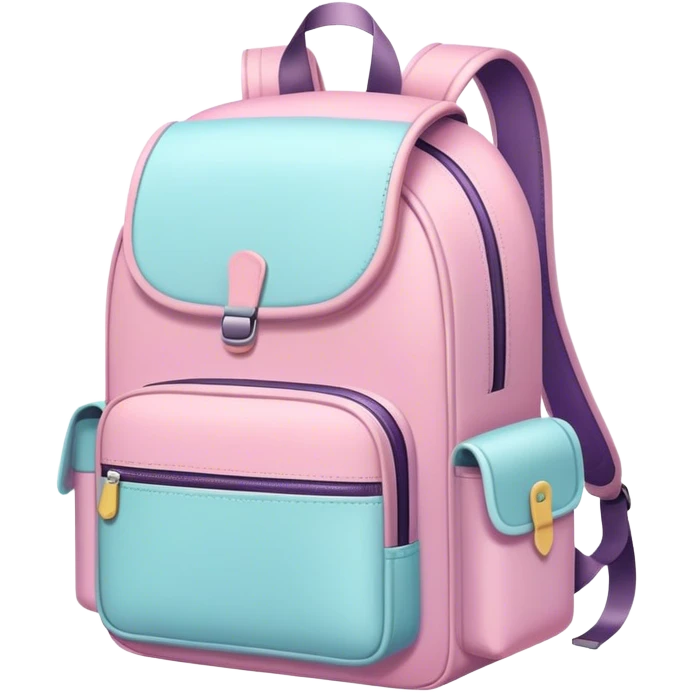 pastel backpack emoji