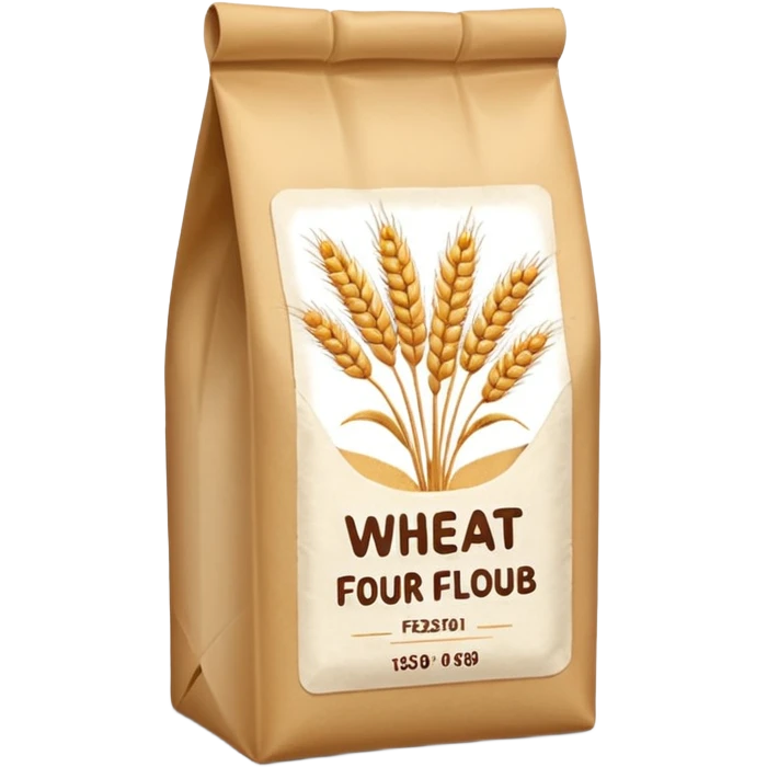 Wheat flour in package  emoji
