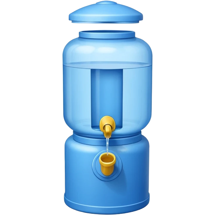 Water dispenser for birds emoji