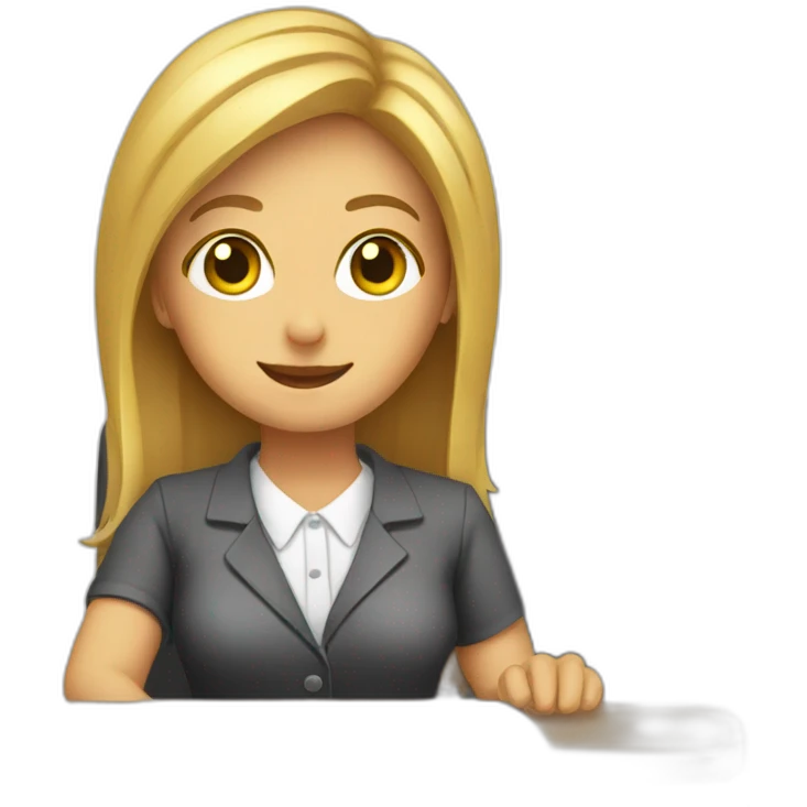 receptionist desk emoji