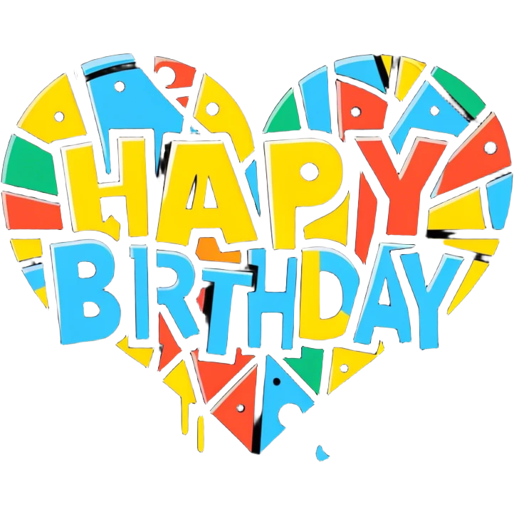 Explosion of heart happy birthday the big 20 emoji