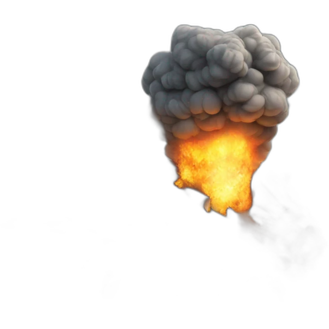 Airplane crash in the tower emoji