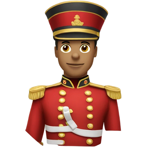 red toy soldier emoji
