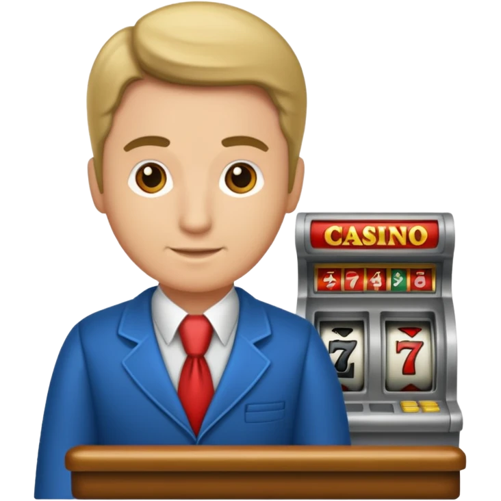casino cashier man emoji