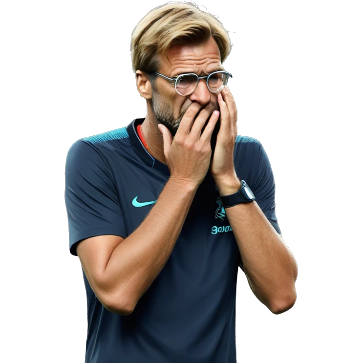 Jurgen Klopp facepalm emoji emoji