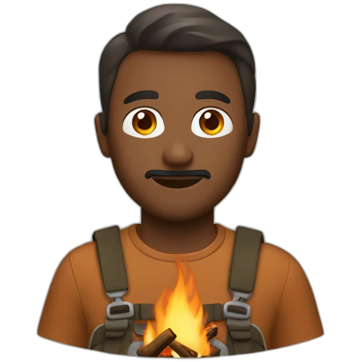 campfire man emoji