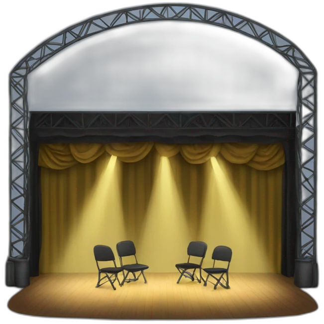 Stage lights emoji