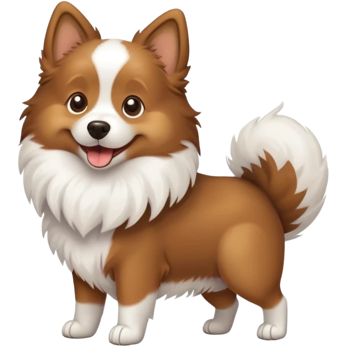 dog wagging tail emoji