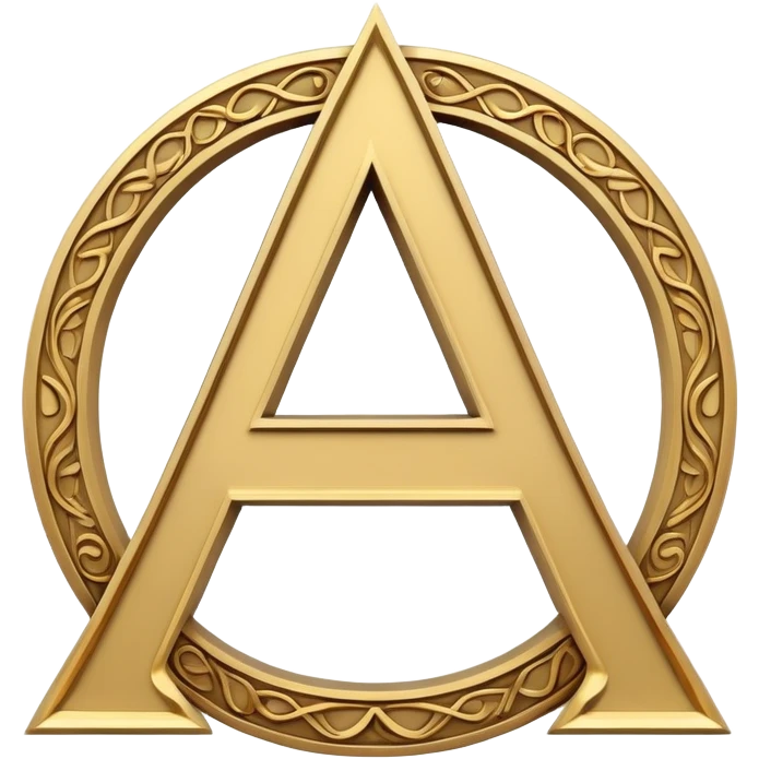 Greek letters Theta and Delta combined into a single sign emoji