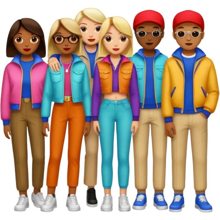 year 2000's theme emoji