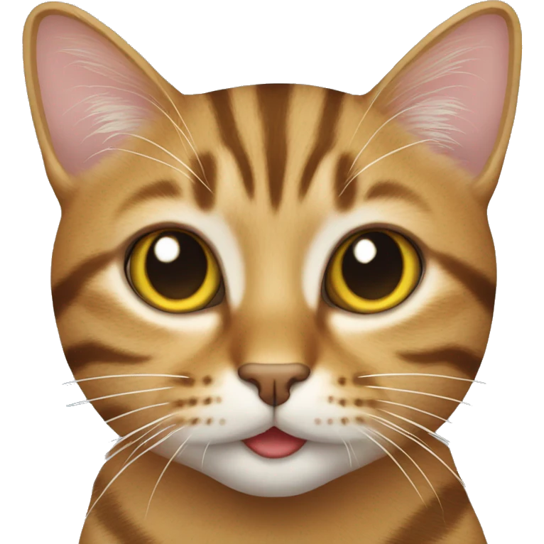 A tabby cat emoji