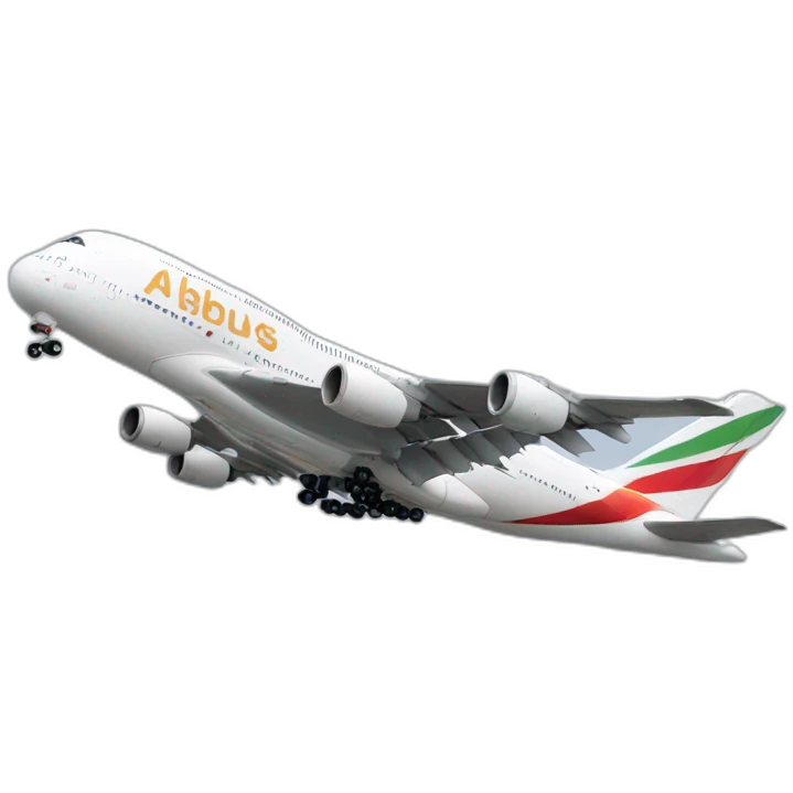 airbus a380 side view emoji