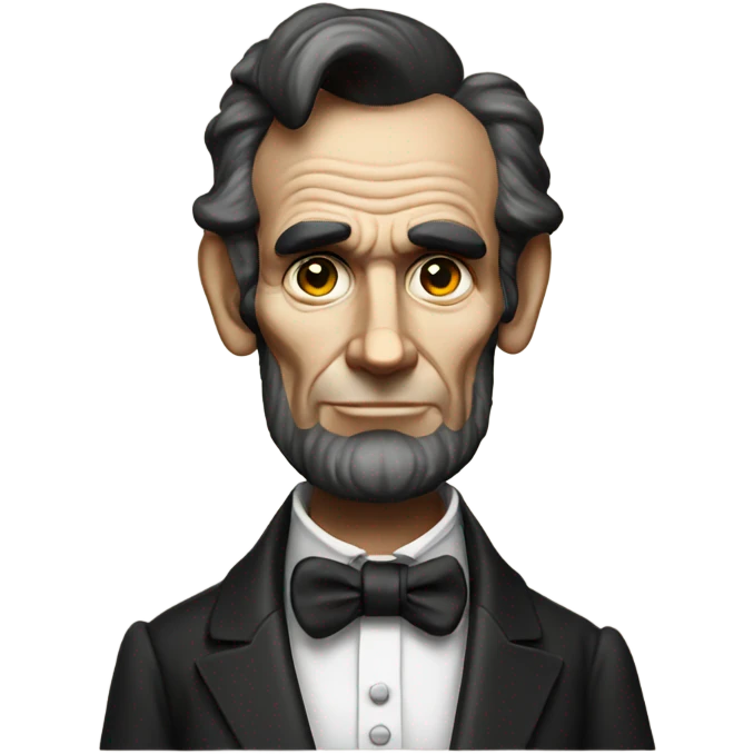 Abraham Lincoln playing golf emoji