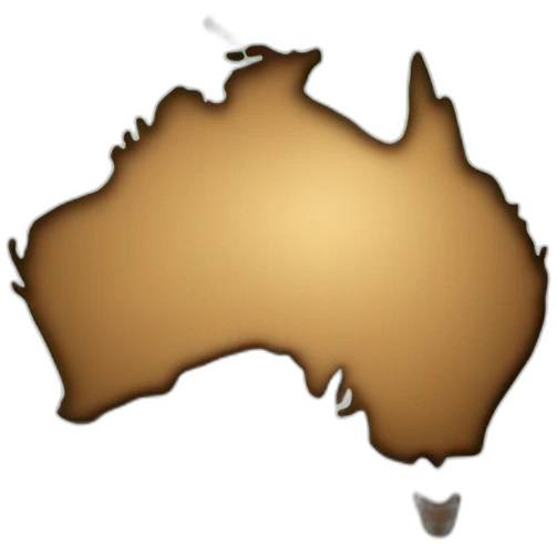 Australia on a map with no flag and a koala kissing a kangaroo in it emoji