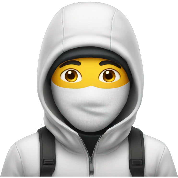 Guy wearing a ski mask emoji