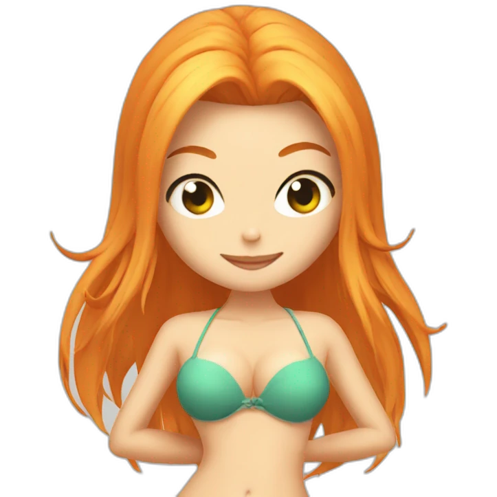 Nami sexy bunny emoji