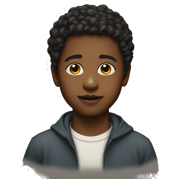 realistic portrait of a boy emoji