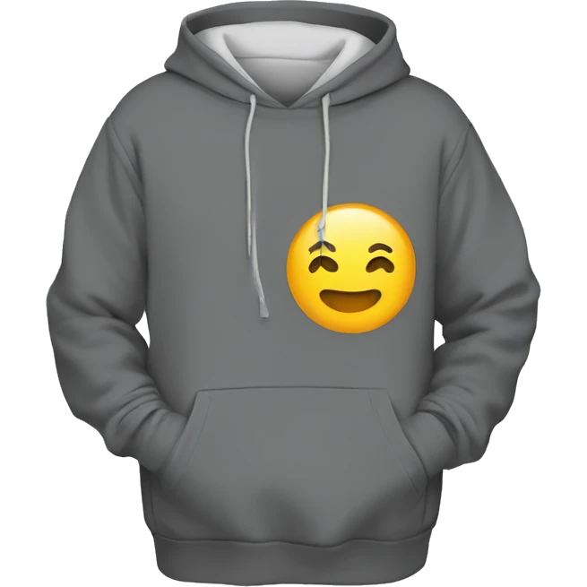 stylish oversize hoodie without person emoji