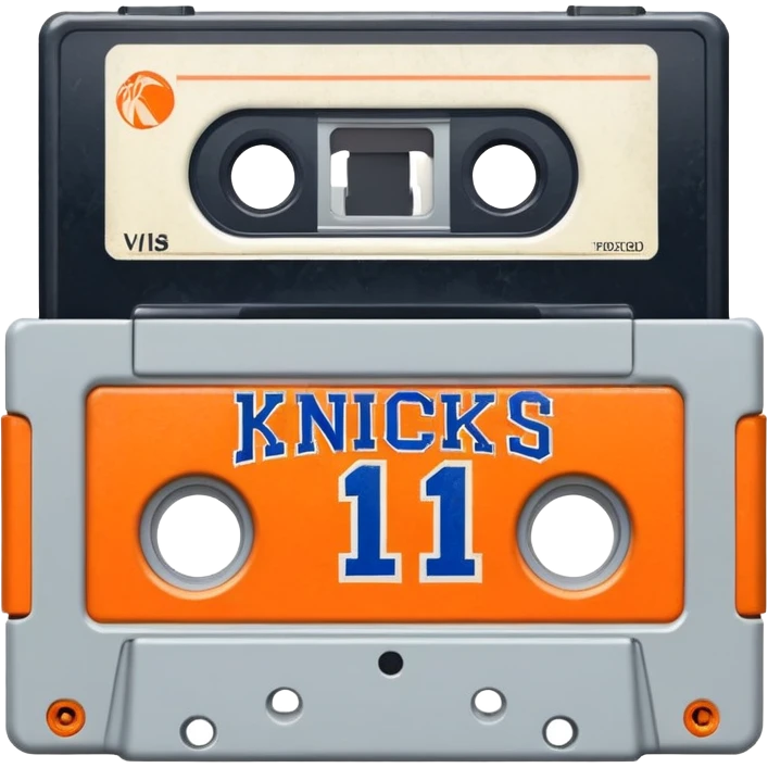 Knicks Basketball VHS emoji