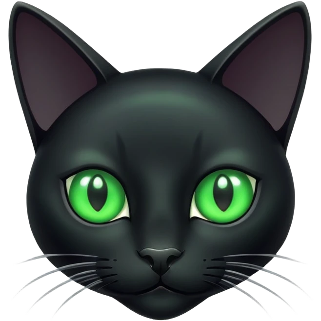 Black cat emoji