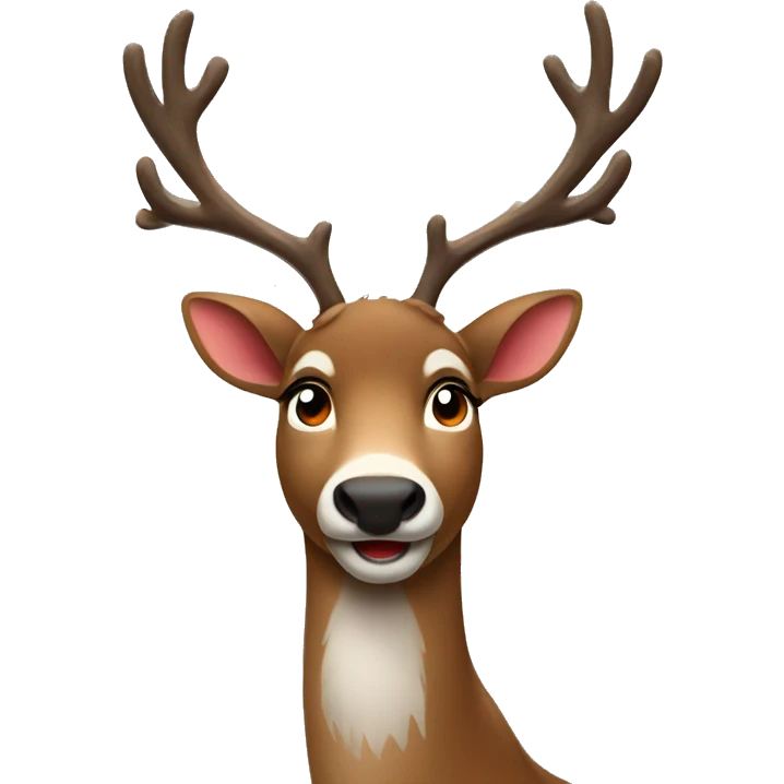 reindeer Christmas  emoji